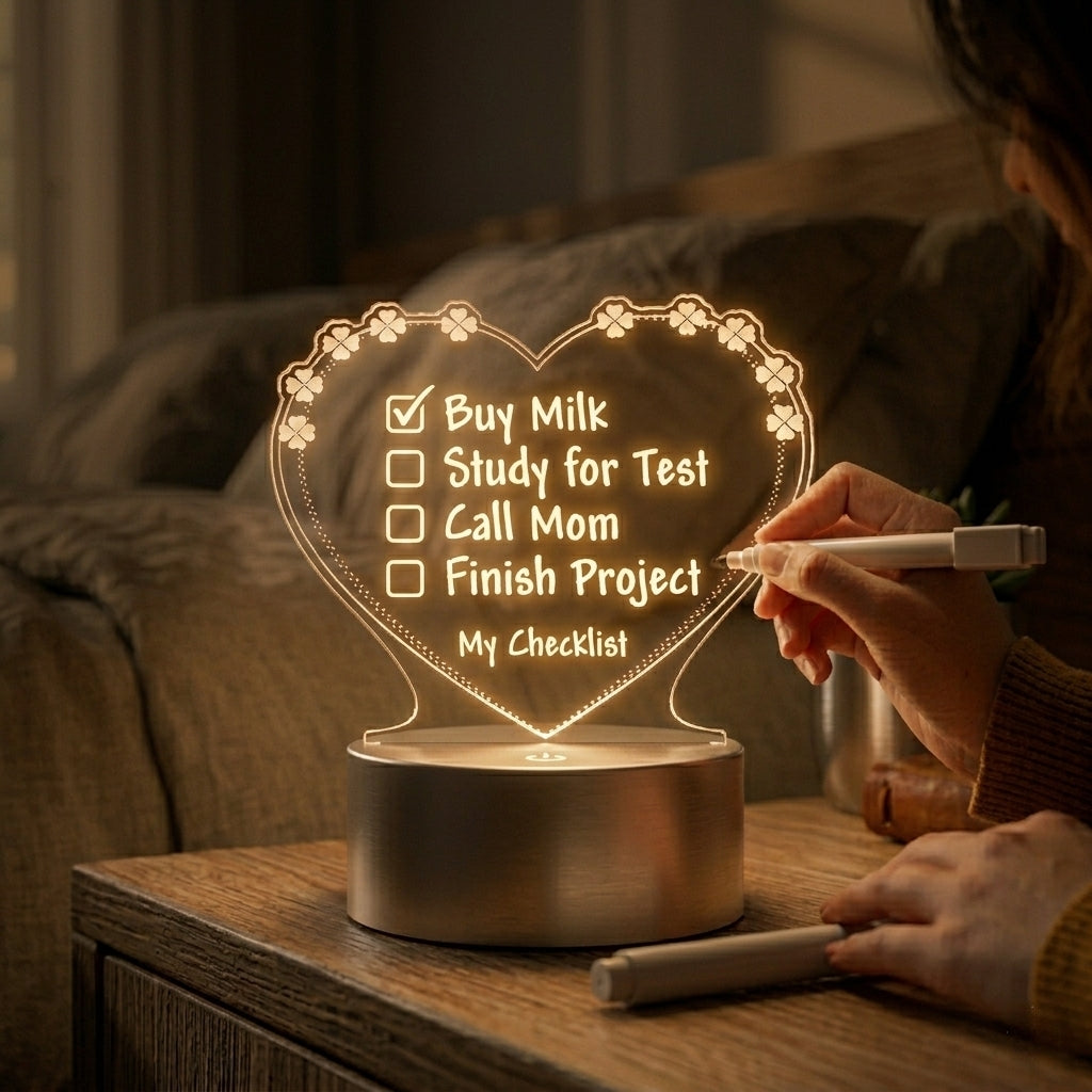 GlowHeart™ – LED Message Board Lamp