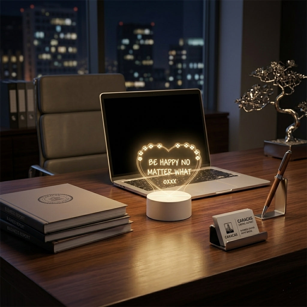 GlowHeart™ – LED Message Board Lamp